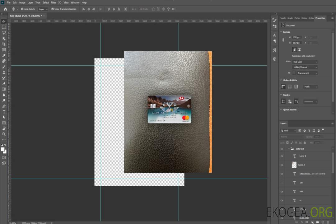 Photolook mastercard de la banque HSBC du Vietnam template